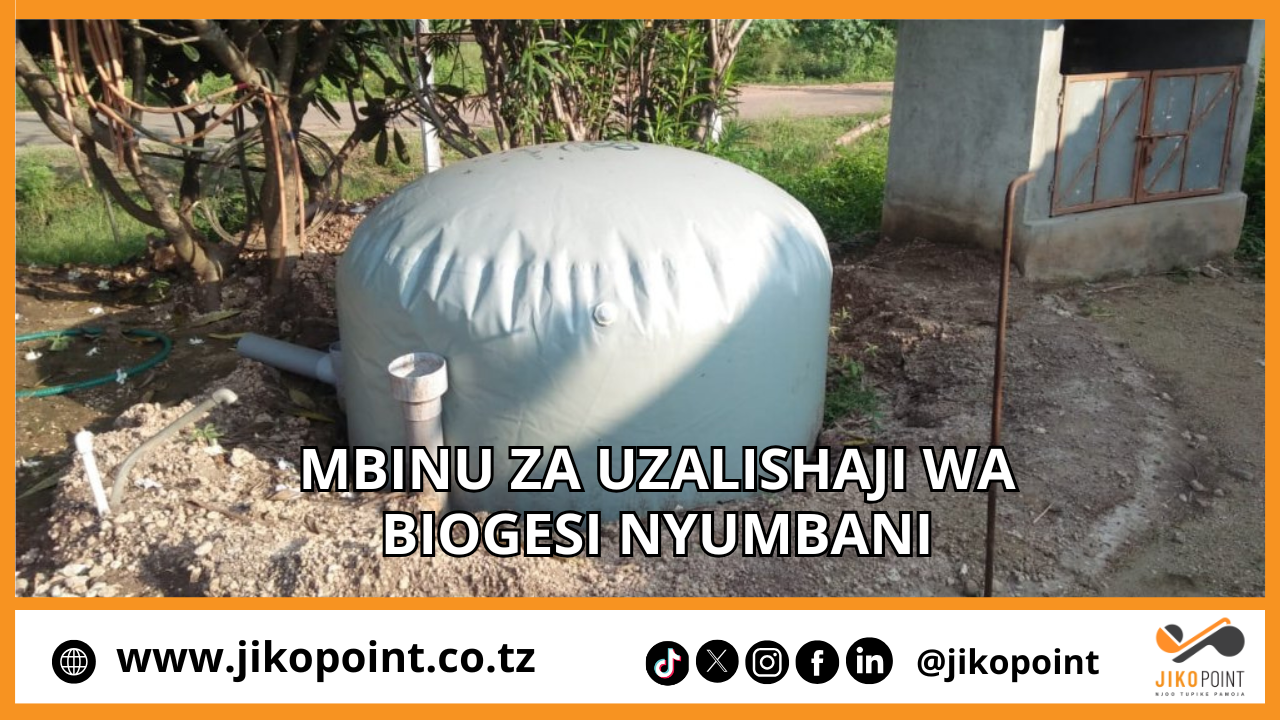 Mbinu za uzalishaji Biogesi nyumbani